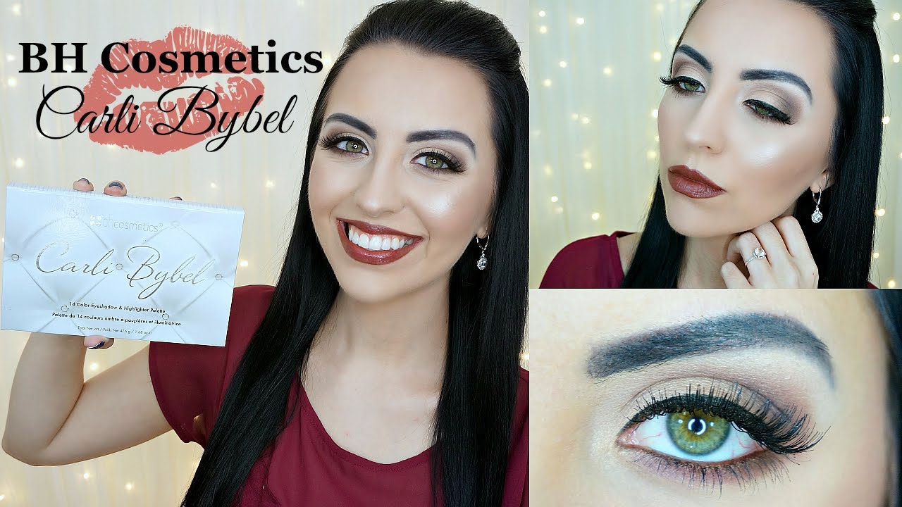 BH Cosmetics Carli Bybel Palette Review Swatches Demo YouTube