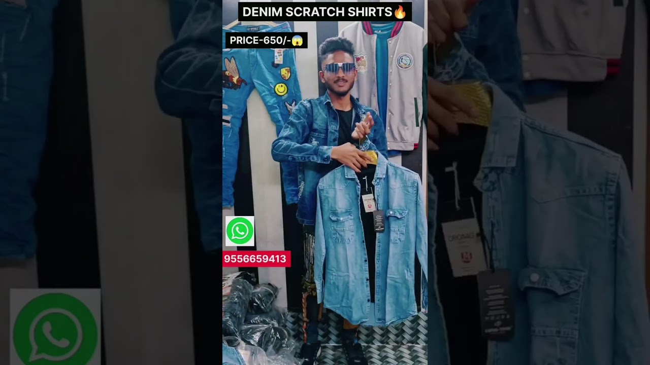 Denim Scratch Shirts 😍 | 