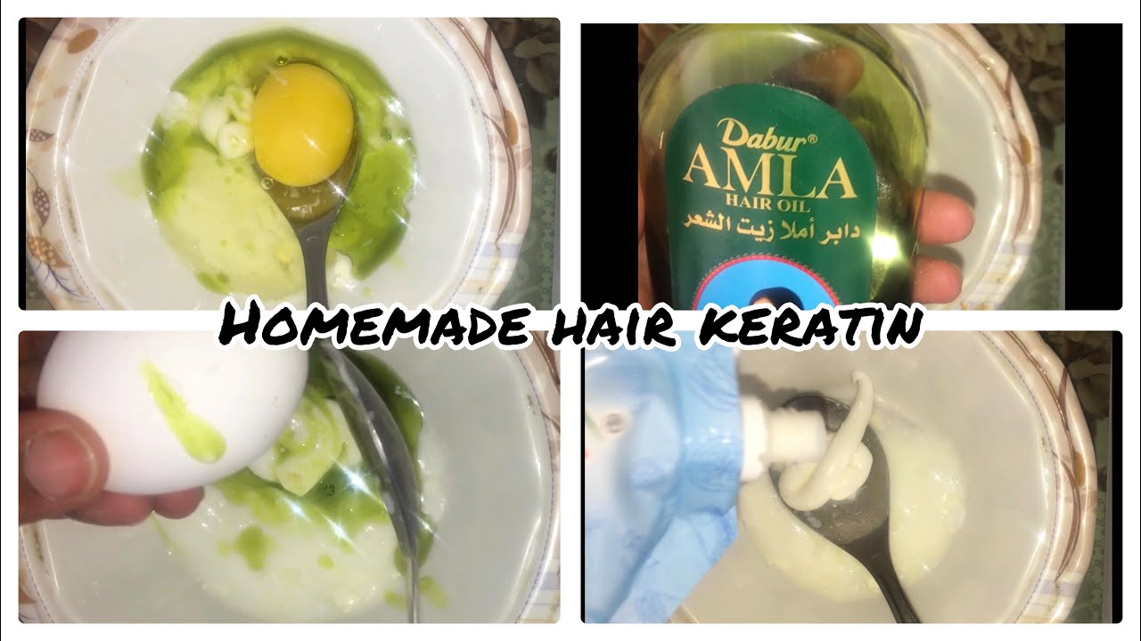 Homemade hair keratin ️ YouTube