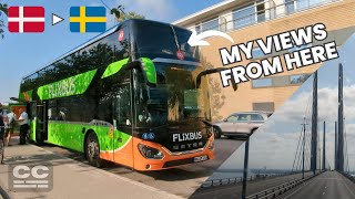 Copenhagen to Malmö by Flixbus: Øresund Bridge up close 🚍🌉