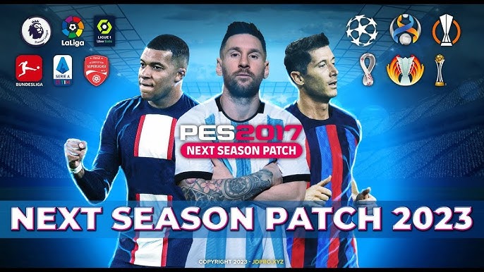 PATCH PES 2017 ATUALIZADO TEMPORADA 2023 COM PLACARES REAIS, FACES