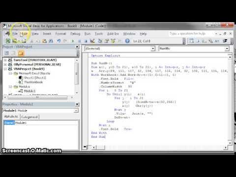 Excel: How To Run VBA Code - YouTube