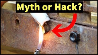 Candle Wax to Loosen Rusty Nuts a Myth or Hack?  Let's find out!