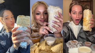 BURRITO MUKBANG ASMR TIKTOK FOOD COMPILATION | LUNA ASMR