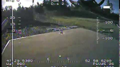 First Test Flight 700 FPV Set-up