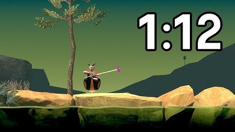 Getting Over It Speedrun in 1:12