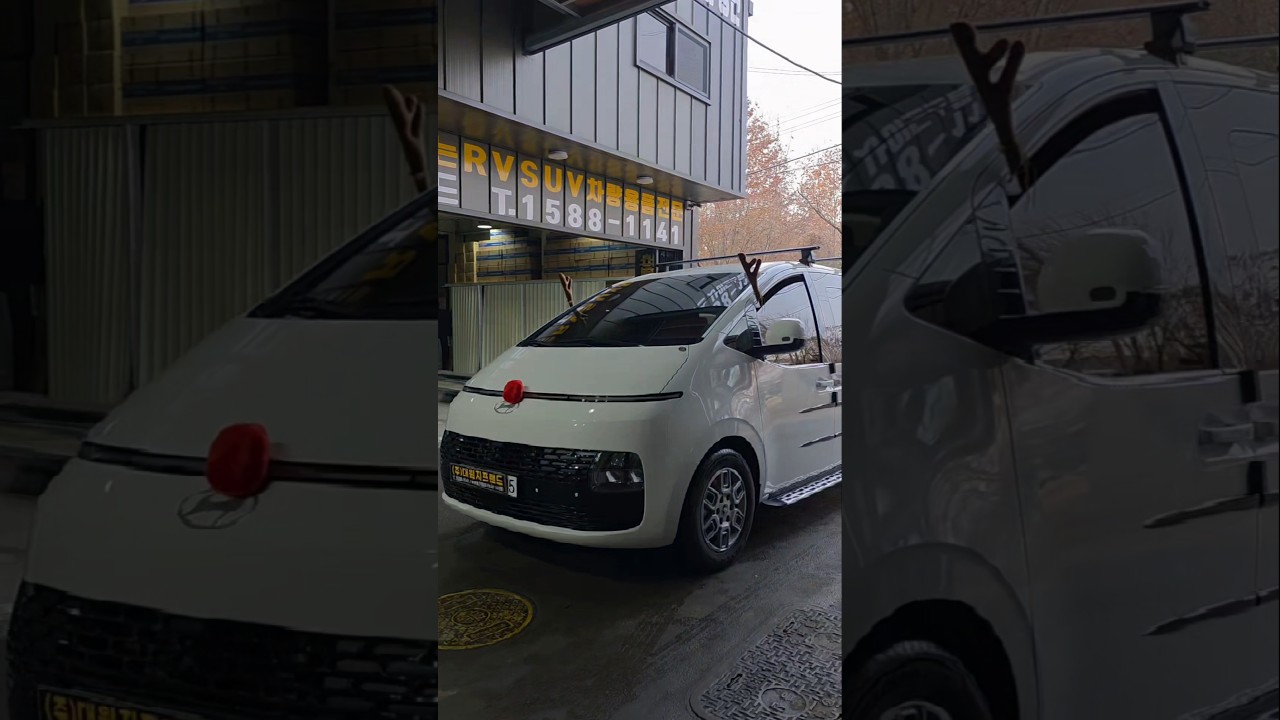 스타리아메이튼사이드스텝 루프렉 가로바 AG LED면발광 전동 옆발판 네오가드 스텐캐리어 사다리 외장튜닝 대원지프랜드 T.1588-1141 www.rvsuv.co.kr 