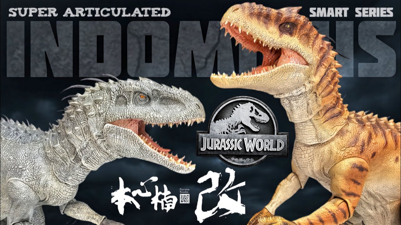 Nanmu Smart Series Super Articulated INDOMINUS REX Review!!! Both versions!!!