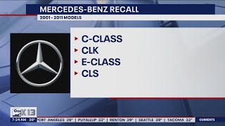 Mercedes-Benz, Volkswagen Beetles being recalled | FOX 13 Seattle