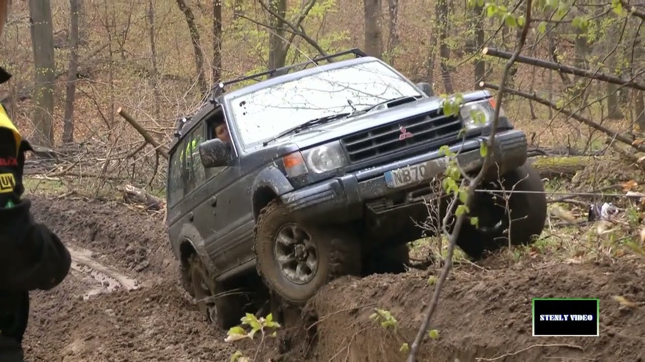 Mitsubishi Pajero 4x4 off road Tisovec best moments by Stenly