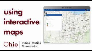 Using interactive maps at the PUCO