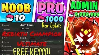 [New Update] Script Rebirth Champion Ultimate Roblox | Auto Mining, Auto Fishing, Auto Dungeon