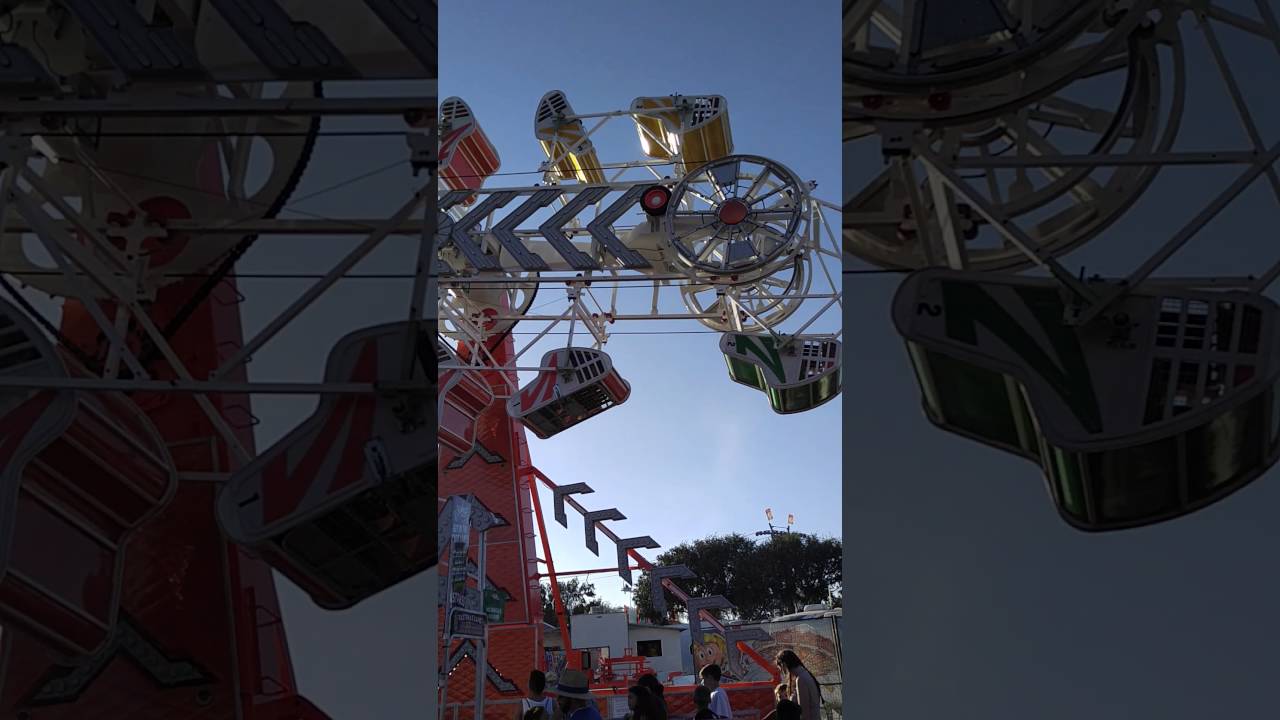 Orange County Fair Ride Zipper YouTube
