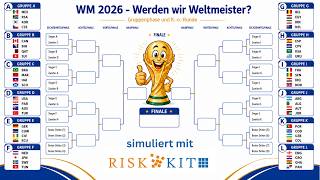 Fußball Weltmeisterschaft 2026 - Wird Deutschland Weltmeister? | Monte-Carlo Simulation in Excel