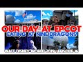 Ep16 | WDW Summer 2019 | Our Day at EPCOT | Eating at Nine Dragons