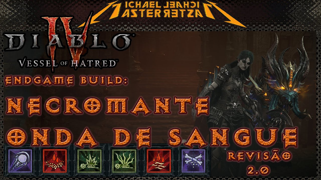 Diablo IV Endgame Build: Necromante - Onda de Sangue (Atualizada)!