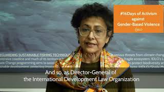 DG Irene Khan during #16Days: “Stand up, speak out, give women voices”