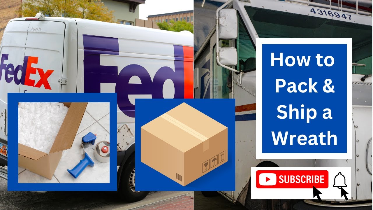 How to Pack and Ship a Wreath, Shipping a Wreath without getting
