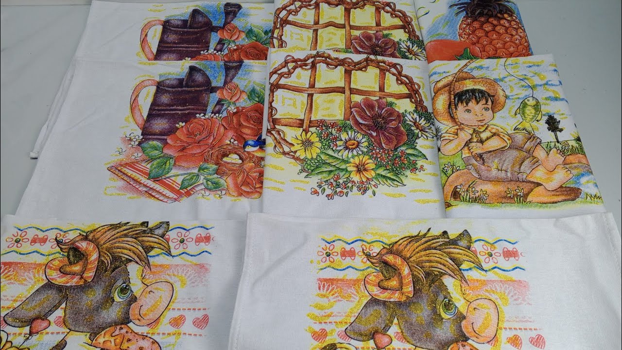 ❣️Barras em pano de prato ❤️🥳🥰🎉