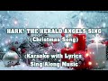 HARK! THE HERALD ANGELS SING | Karaoke (Key : F) Higher Key
