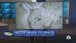 Jeff Bezos will aboard Blue Origin's first passenger space flight