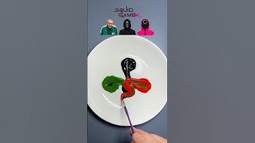 Guess the mixed colors of Squid Game 2#satisfying #squidgame2 #squidgame #colors