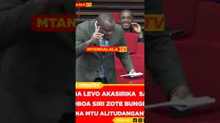 BABA LEVO AFANYA TUKIO KUBWA BUNGENI/ATOBOA SIRI ZOTE