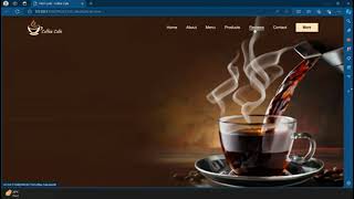 Coffee Website Using HTML & CSS | Step by Step Tutorial