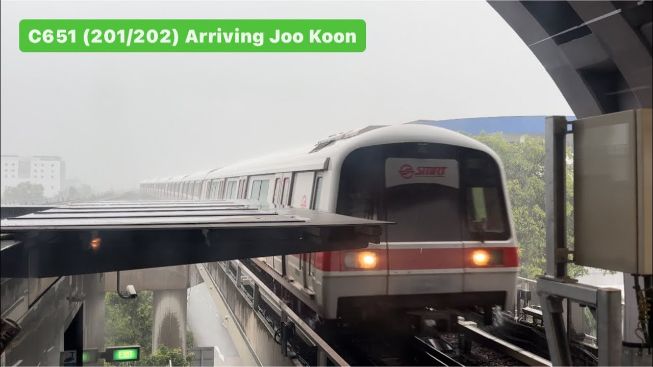 [First][SMRT] C651 (201/202) arriving Joo Koon(1) - YouTube