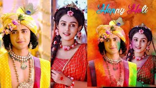 Radha krishna holi wala photo editing video ll picsart photo editing ll #holi #radhakrishn #mkworld screenshot 3