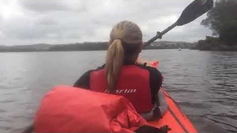 Paddling the AdvancedFrame Convertible Kayak from Advanced Elements AE1007-R