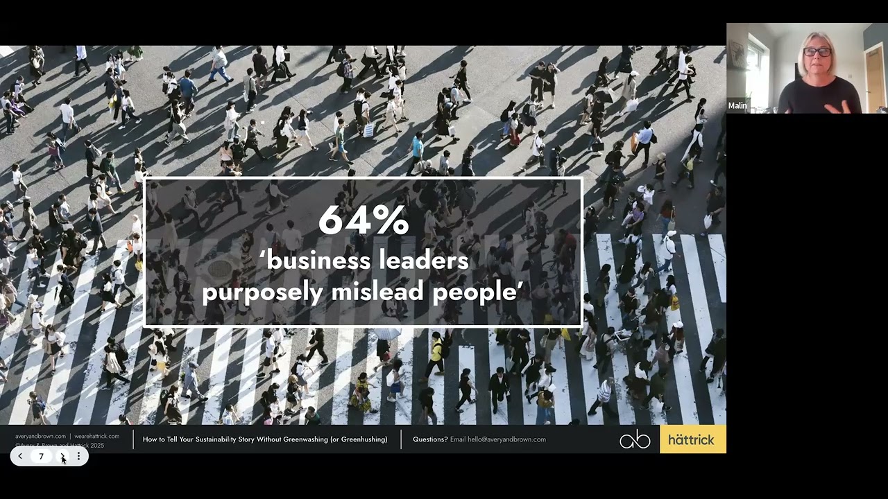 Webinar: How to Tell Your Sustainability Story Without Greenwashing (or Greenhushing)