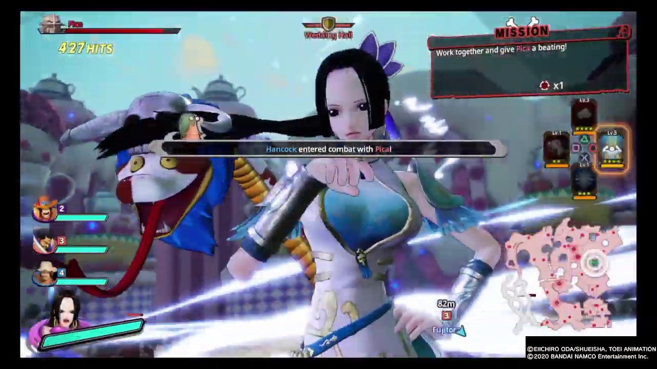 ONE PIECE: PIRATE WARRIORS 4 Hancock (Wang Yuanji) Gameplay