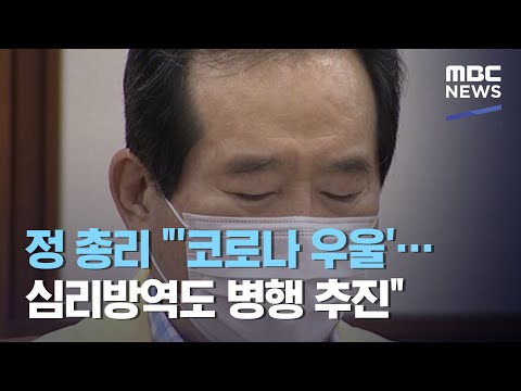 정 총리 "'코로나 우울'…심리방역도 병행 추진" (2020.09.10/5MBC뉴스)