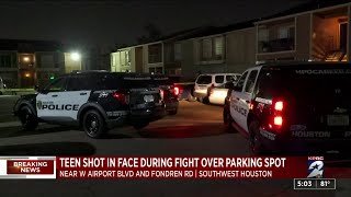 Teen shot in face during fight over parking spot in southwest Houston, police say