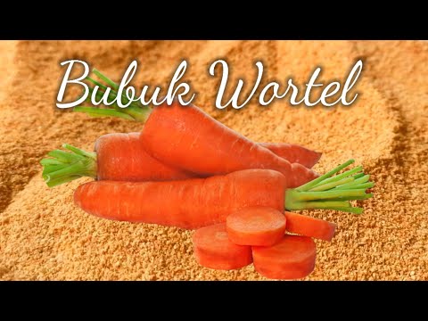 DIY Cara membuat bubuk wortel 🥕 | How to make carrot powder at home 🥕 🥕