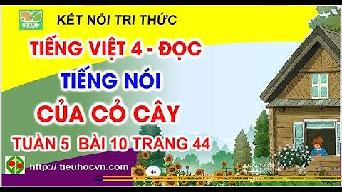Tiếng Việt 4 Bài 10 Đọc: Tiếng nói của cỏ cây | Kết nối tri thức Tuần 5 trang 44