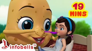 Gudiya Rani Badi Sayani - Aloo Kachaloo Playing with Dolls | Hindi Rhymes for Children | Infobells