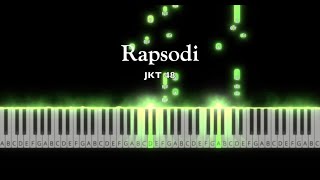 Video thumbnail of "Rapsodi - JKT 48 | Piano Tutorial by Andre Panggabean"