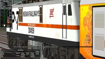 82901 Mumbai Central - Ahmedabad IRCTC Tejas Express PART 2 # MSTS || # OPEN RAILS ||