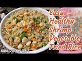 How to Cook Shrimp Vegetable Fried Rice/Easy Asian Fried Recipe