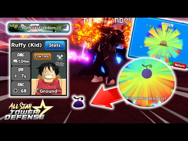 All Star Tower Defense Luffy (Kid) Guide - How to Get, Evolve, and
