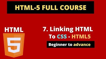How to link CSS file to HTML file - Hindi | HTML full crash course for beginners in Hindi #7