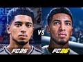 EA Sports FC 26 Vs EA Sports FC 25 Faces Comparison EA Sports FC 26 Vs EA Sports FC 25 Faces Comparison