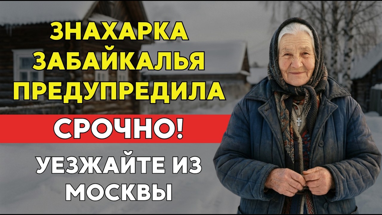 СРОЧНО! Знахарка Забайкалья предупредила: уезжайте из Москвы.