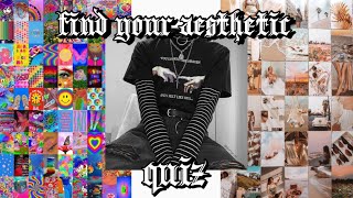 ✨find your aesthetic quiz✨