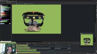 #205 [EN/FR] Coding a platformer (!commands) - Today, [state machine]add: stun state for all NPC's