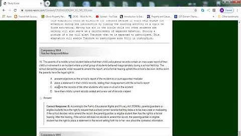 Educating All Student Test Explanation