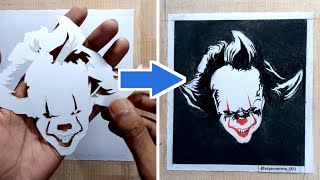 How to draw pennywise the dancing clown
