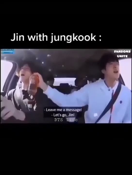Perbedaan tingkah Jin hyung kalo sama Suga&Jungkook😆 #bts #short #army #btsarmy